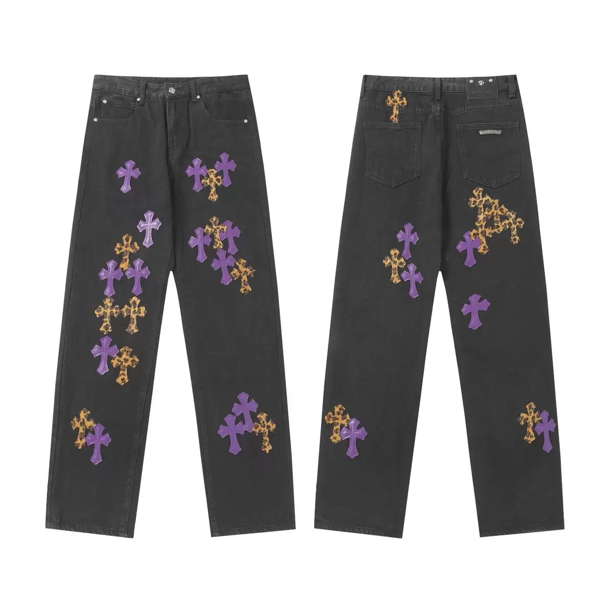 JEANS CHROME HEARTS