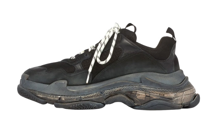 Clear Sole Sneaker Nero