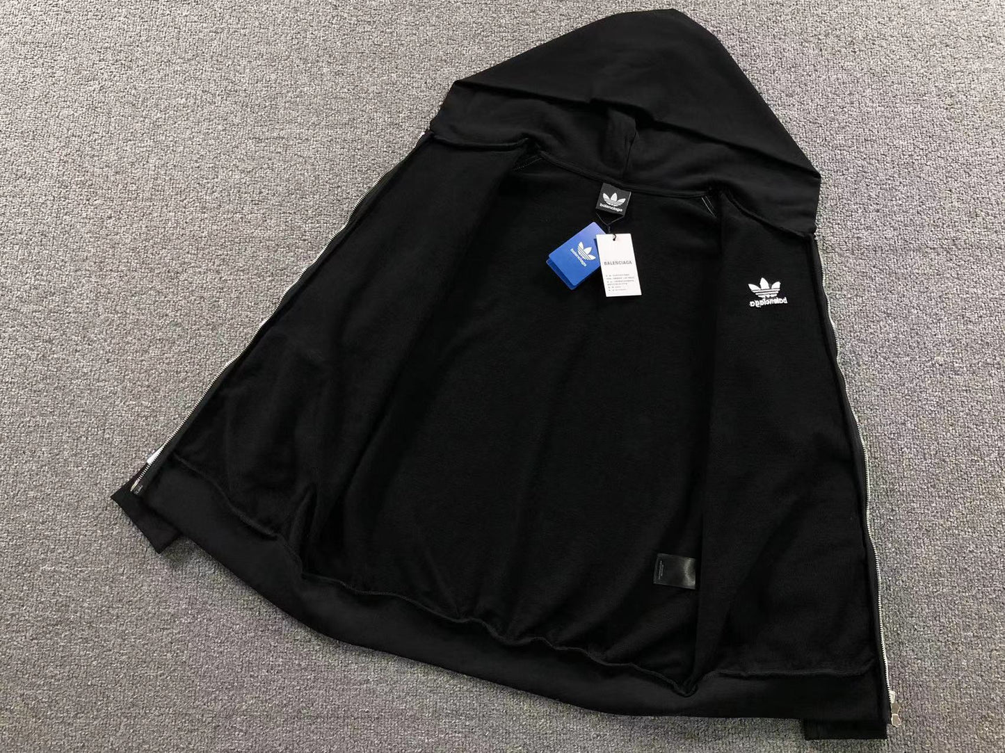 FELPA BALENCIAGA X ADIDAS ZIP HOODIE