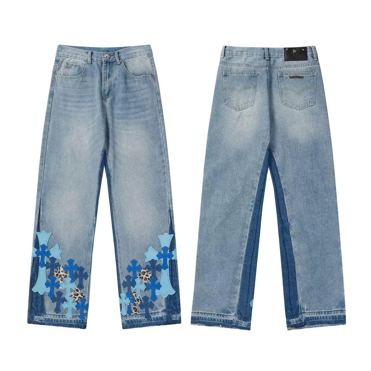 JEANS CHROME HEARTS