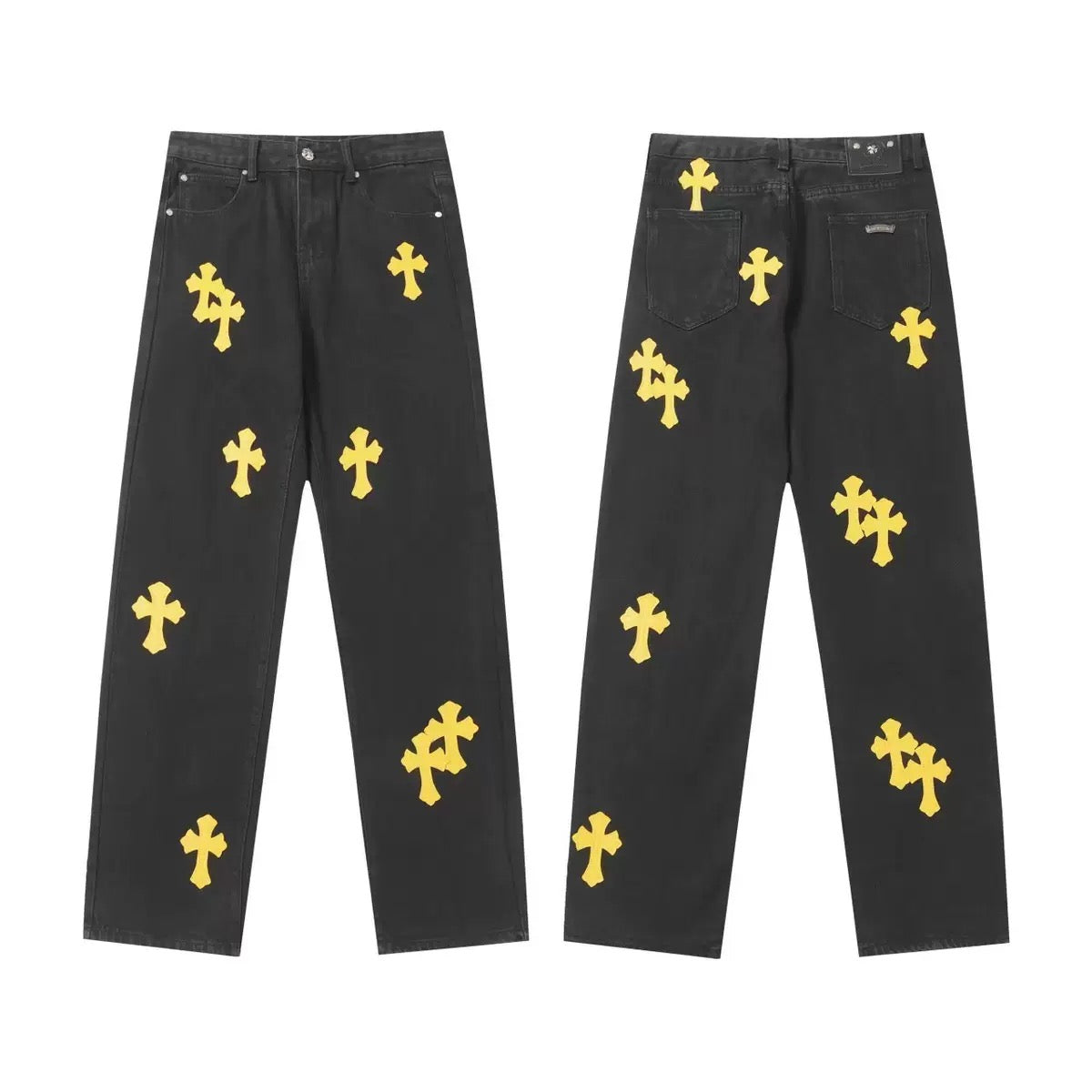 JEANS CHROME HEARTS