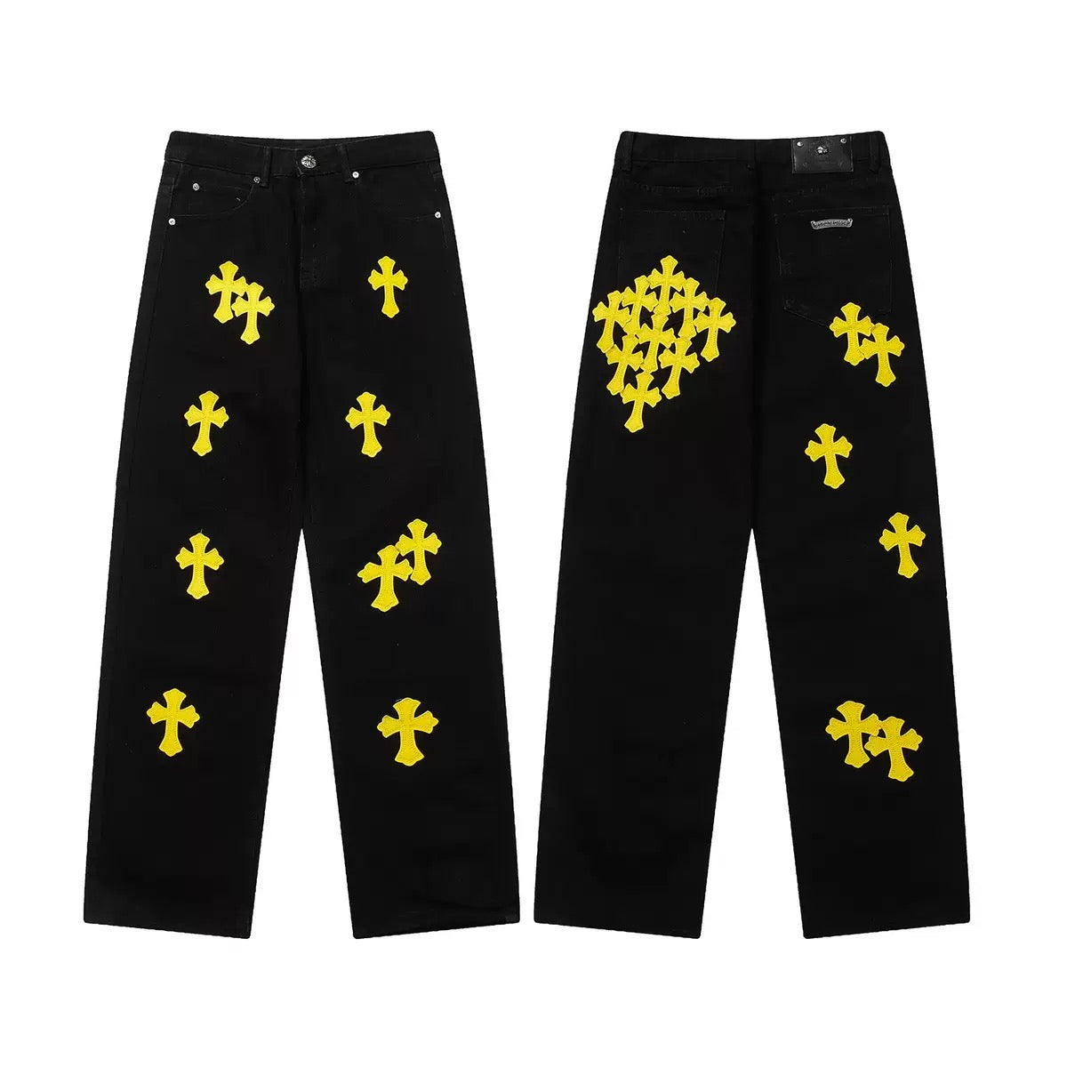 JEANS CHROME HEARTS