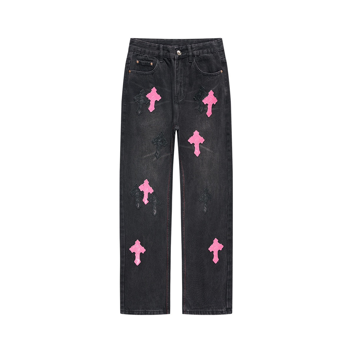 JEANS CHROME HEARTS