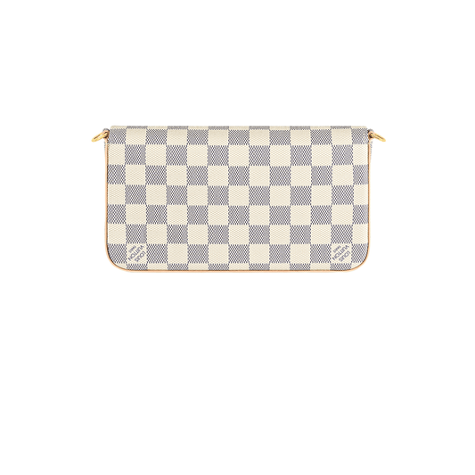 POCHETTE FÉLICIE MONOGRAM EMPREINTE DAMIER AZUR