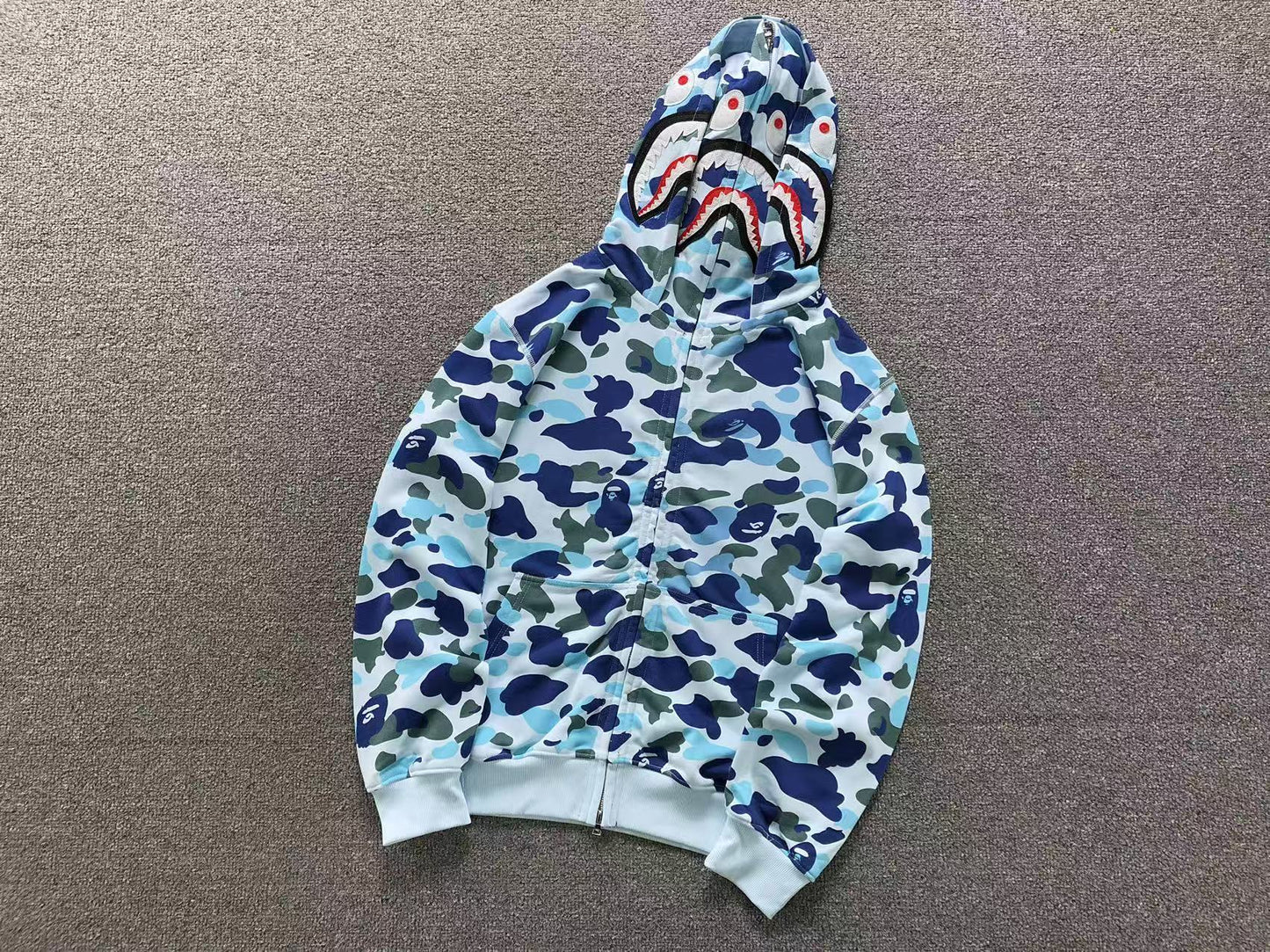 FELPA ZIP BAPE HOODIE