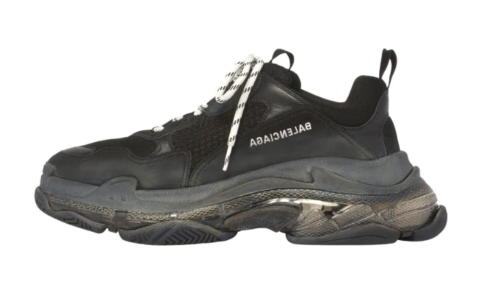 Clear Sole Sneaker Nero