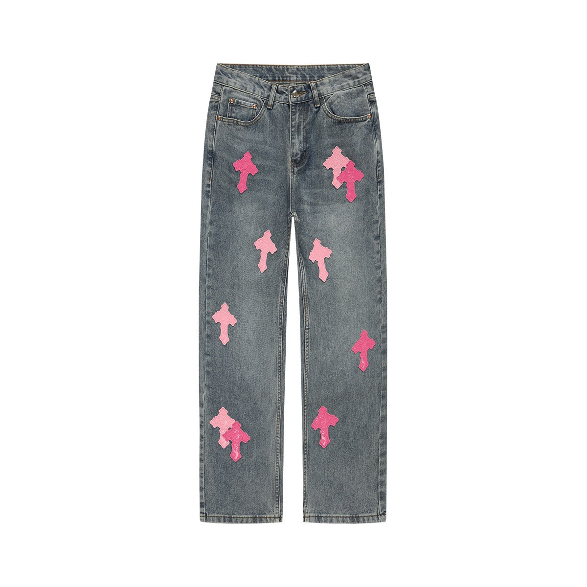 JEANS CHROME HEARTS
