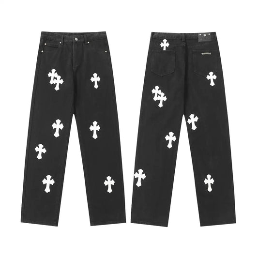 JEANS CHROME HEARTS