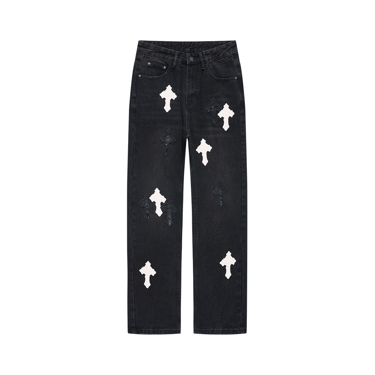 JEANS CHROME HEARTS