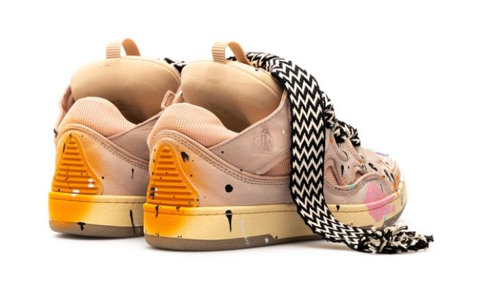 Pink With Paint Stains