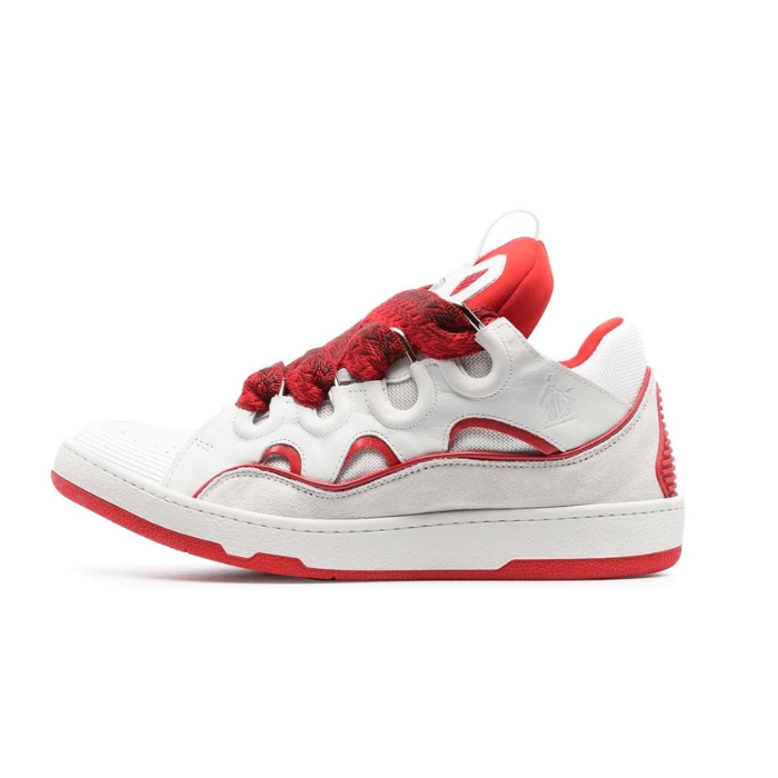 Curb White Red