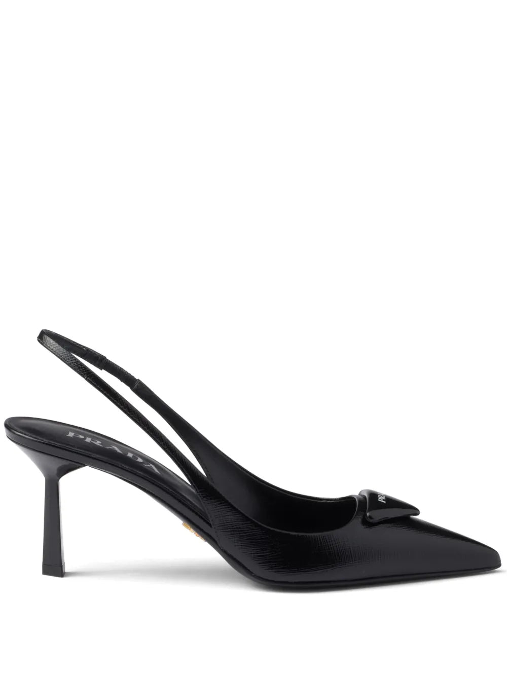 PRADA (Pumps 75mm con logo triangolare)