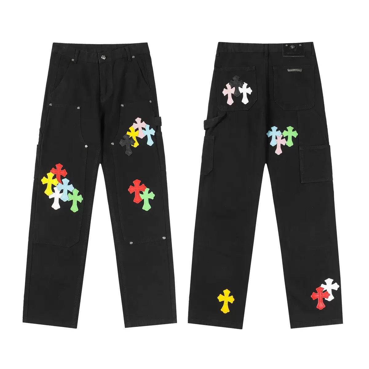 JEANS CHROME HEARTS