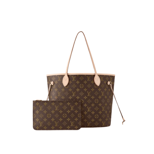 BORSA NEVERFULL MM TELA MONOGRAM / BEIGE