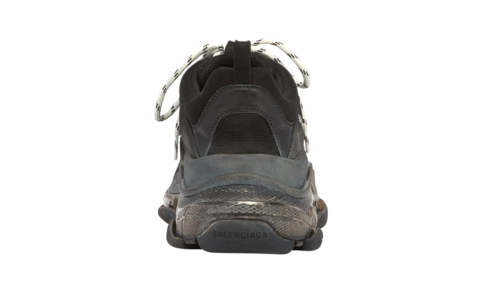 Clear Sole Sneaker Nero