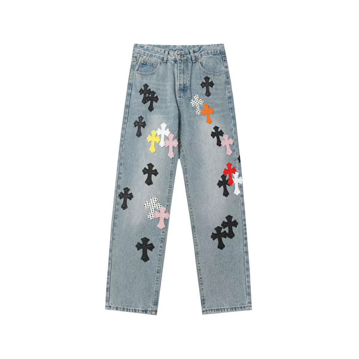 JEANS CHROME HEARTS