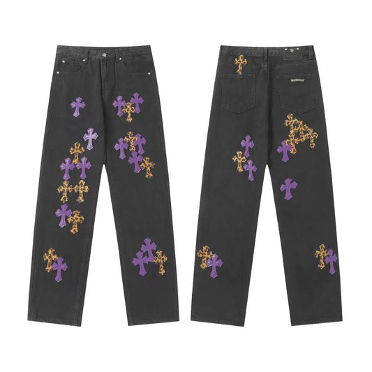JEANS CHROME HEARTS