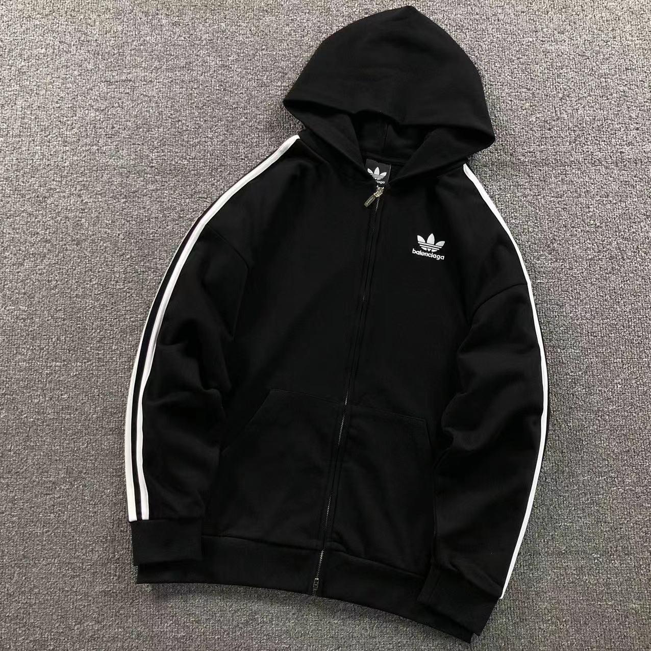 FELPA BALENCIAGA X ADIDAS ZIP HOODIE