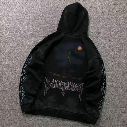 FELPA BALENCIAGA ZIP HOODIE