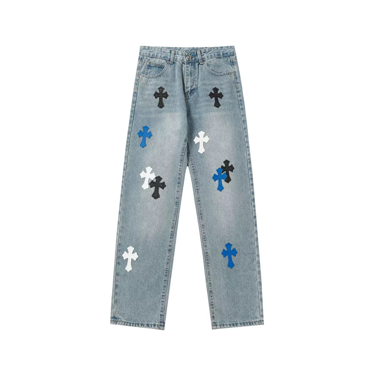 JEANS CHROME HEARTS