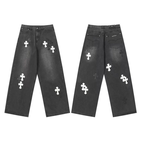 JEANS CHROME HEARTS