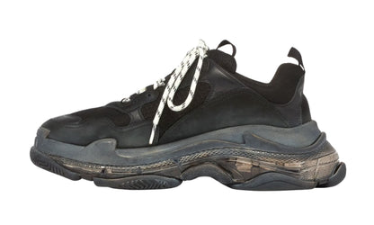 Clear Sole Sneaker Nero