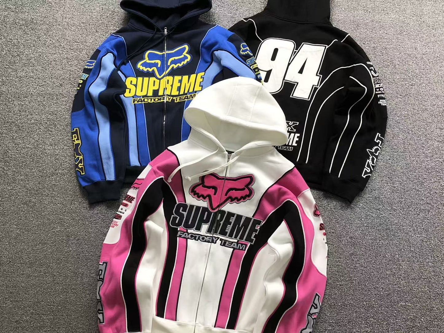 FELPA SUPREME ZIP HOODIE