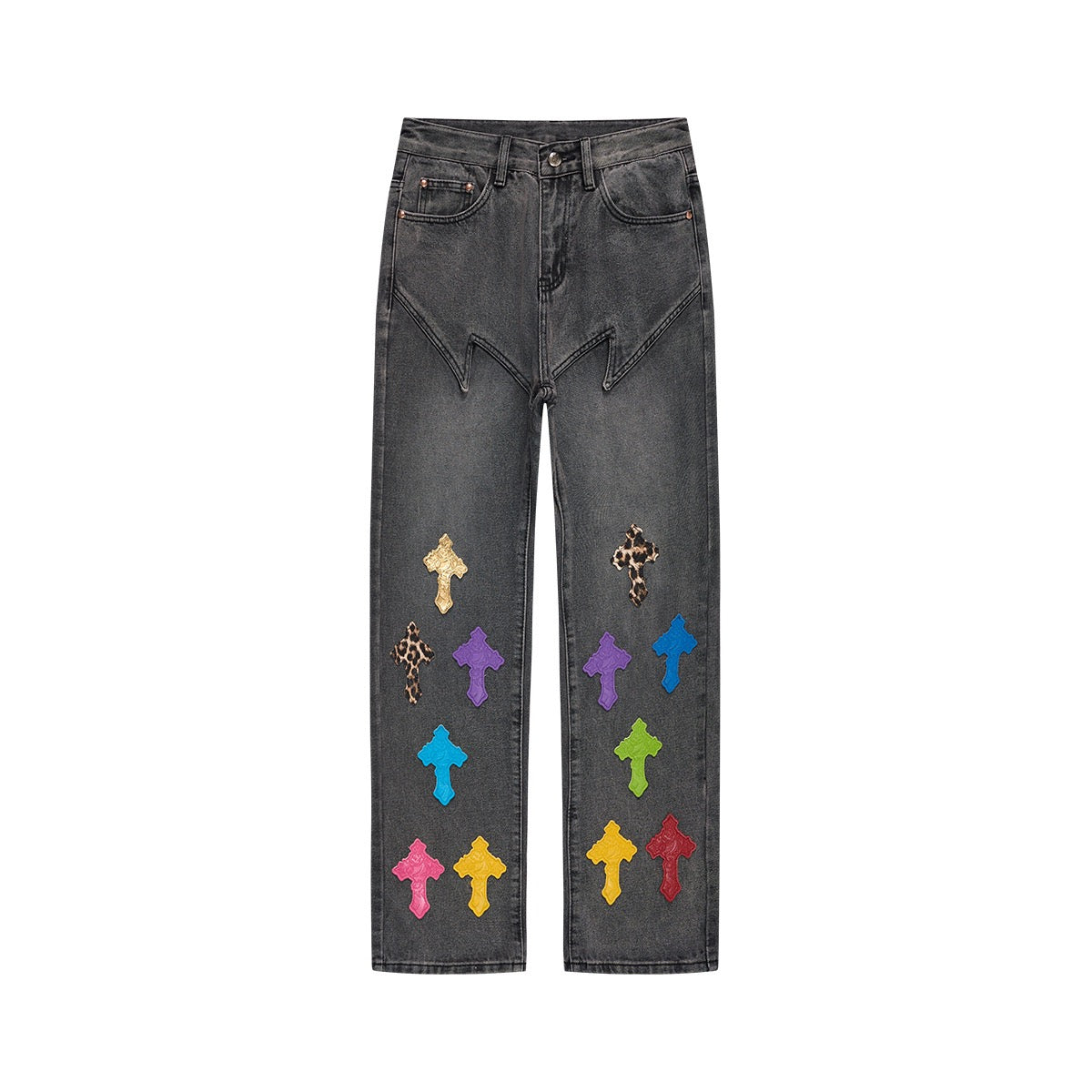 JEANS CHROME HEARTS