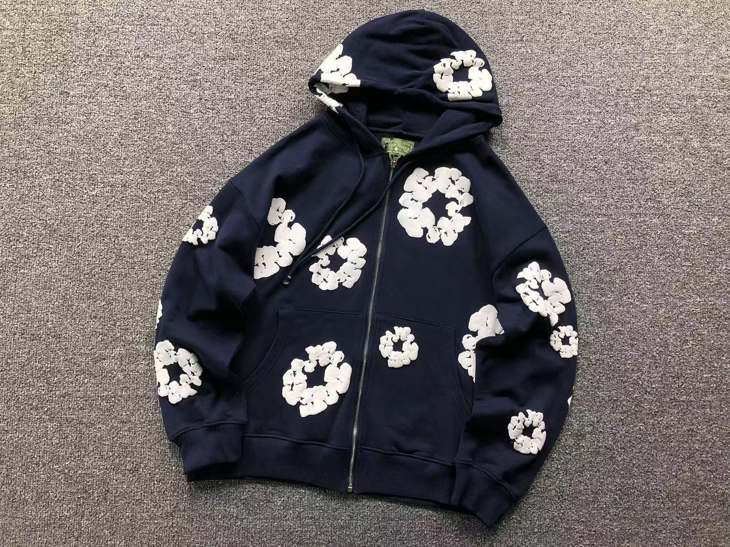 TUTA ZIP DENIM TEARS