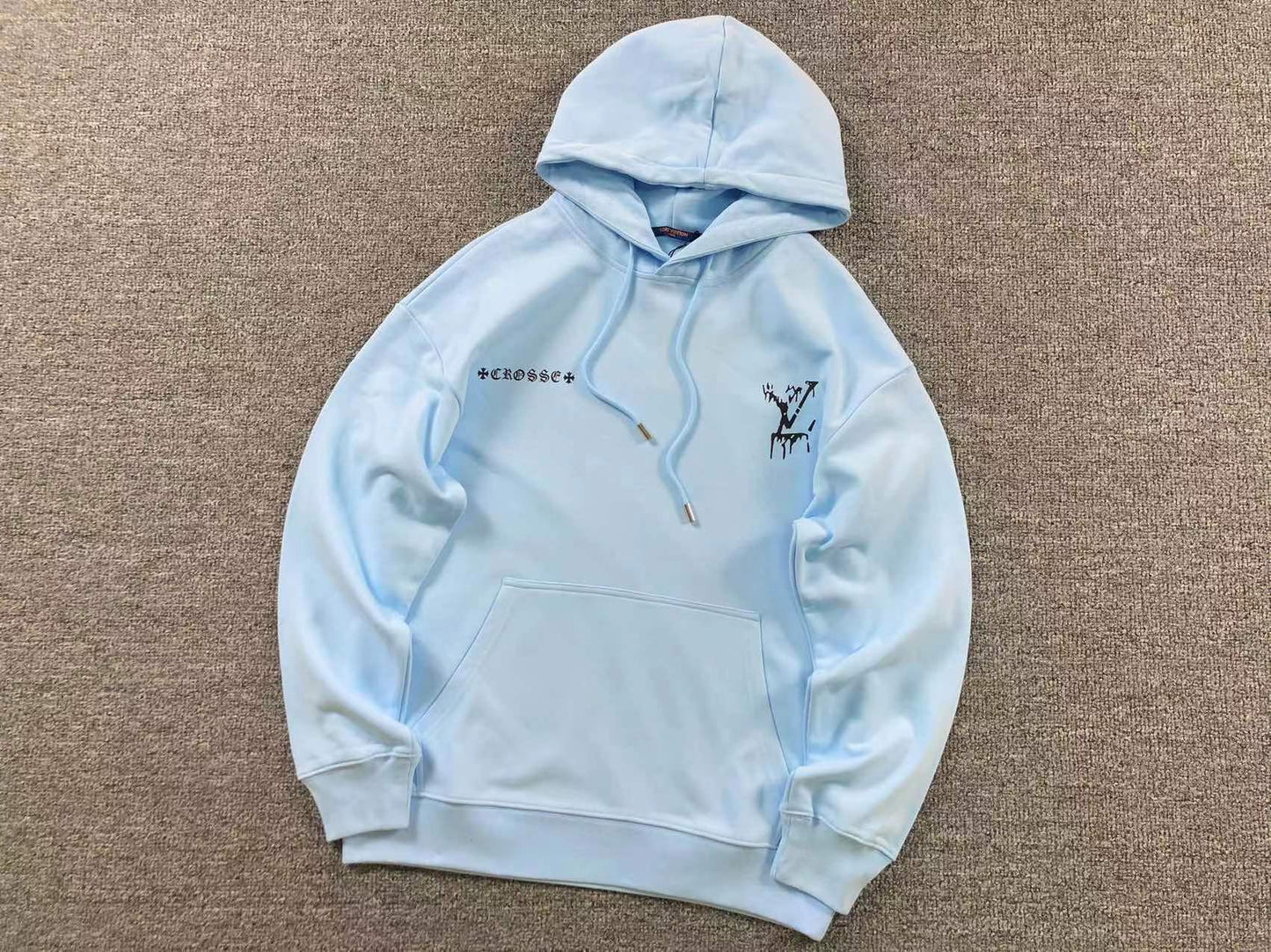 FELPA LV x CHROME HEARTS HOODIE