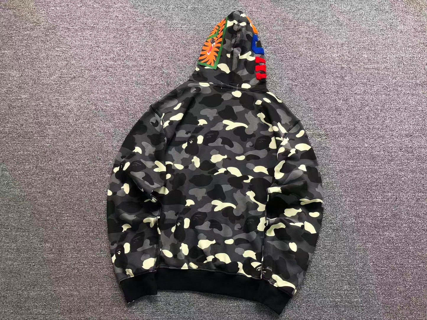 FELPA ZIP BAPE HOODIE