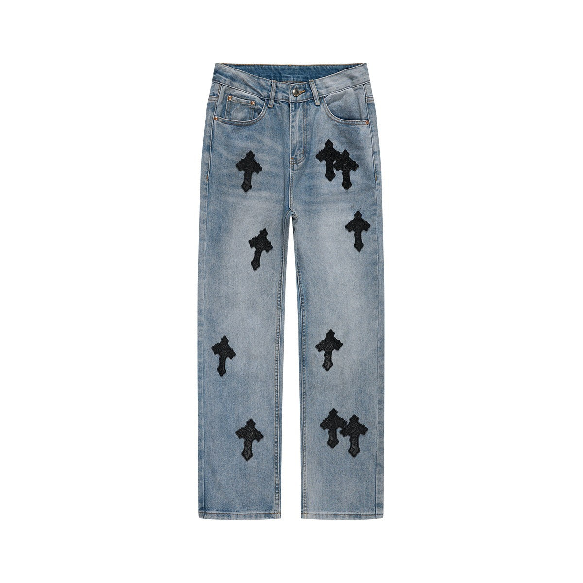 JEANS CHROME HEARTS