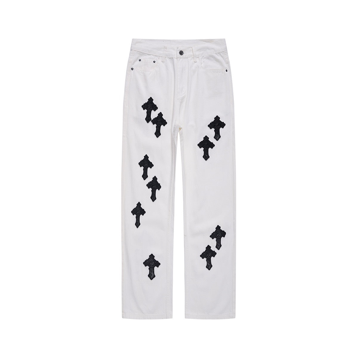 JEANS CHROME HEARTS