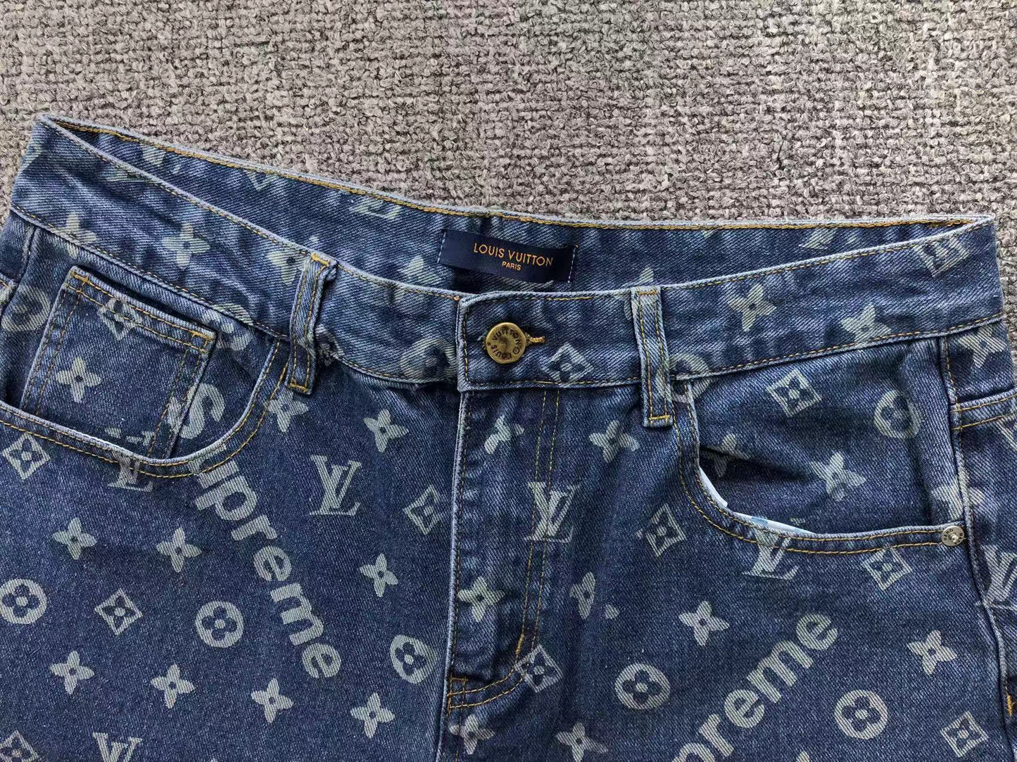 JEANS LV x SUPREME