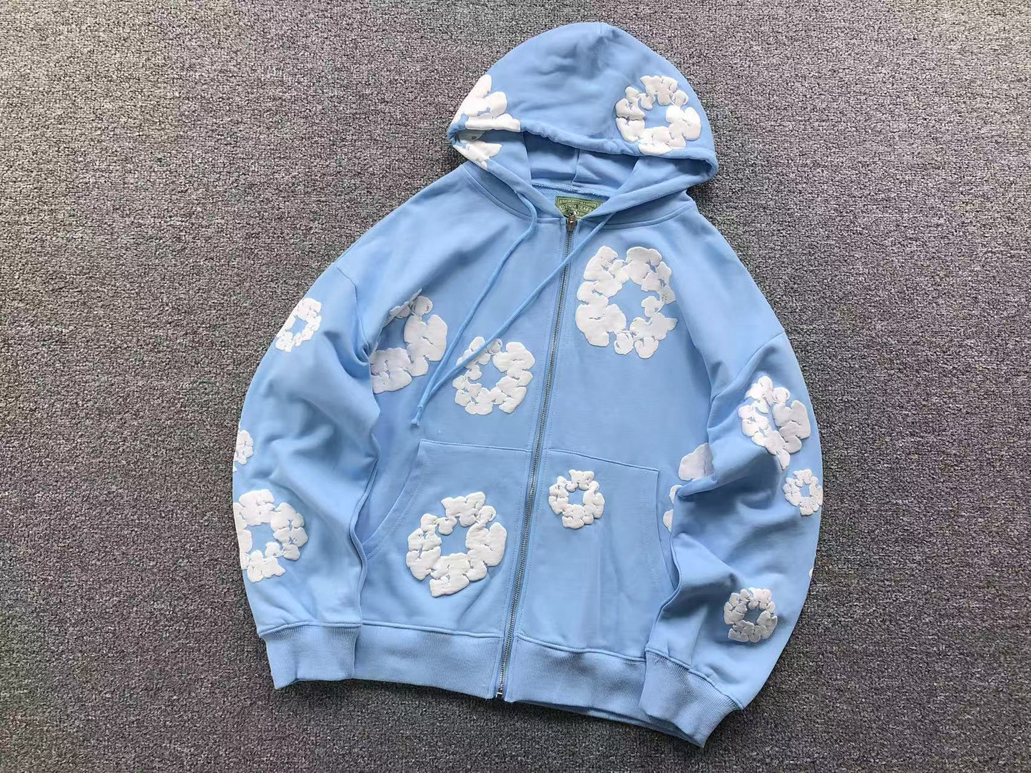 TUTA ZIP DENIM TEARS