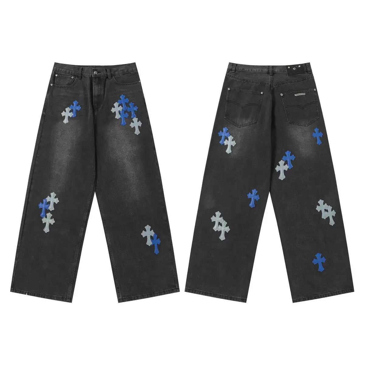 JEANS CHROME HEARTS