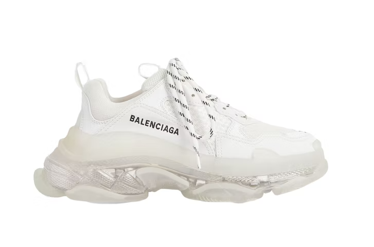 Triple S Clear Sole White
