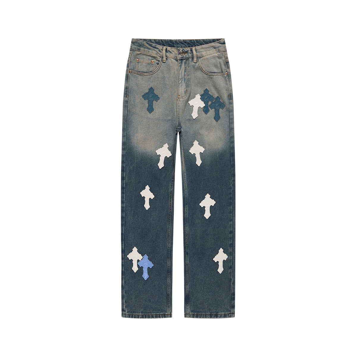 JEANS CHROME HEARTS