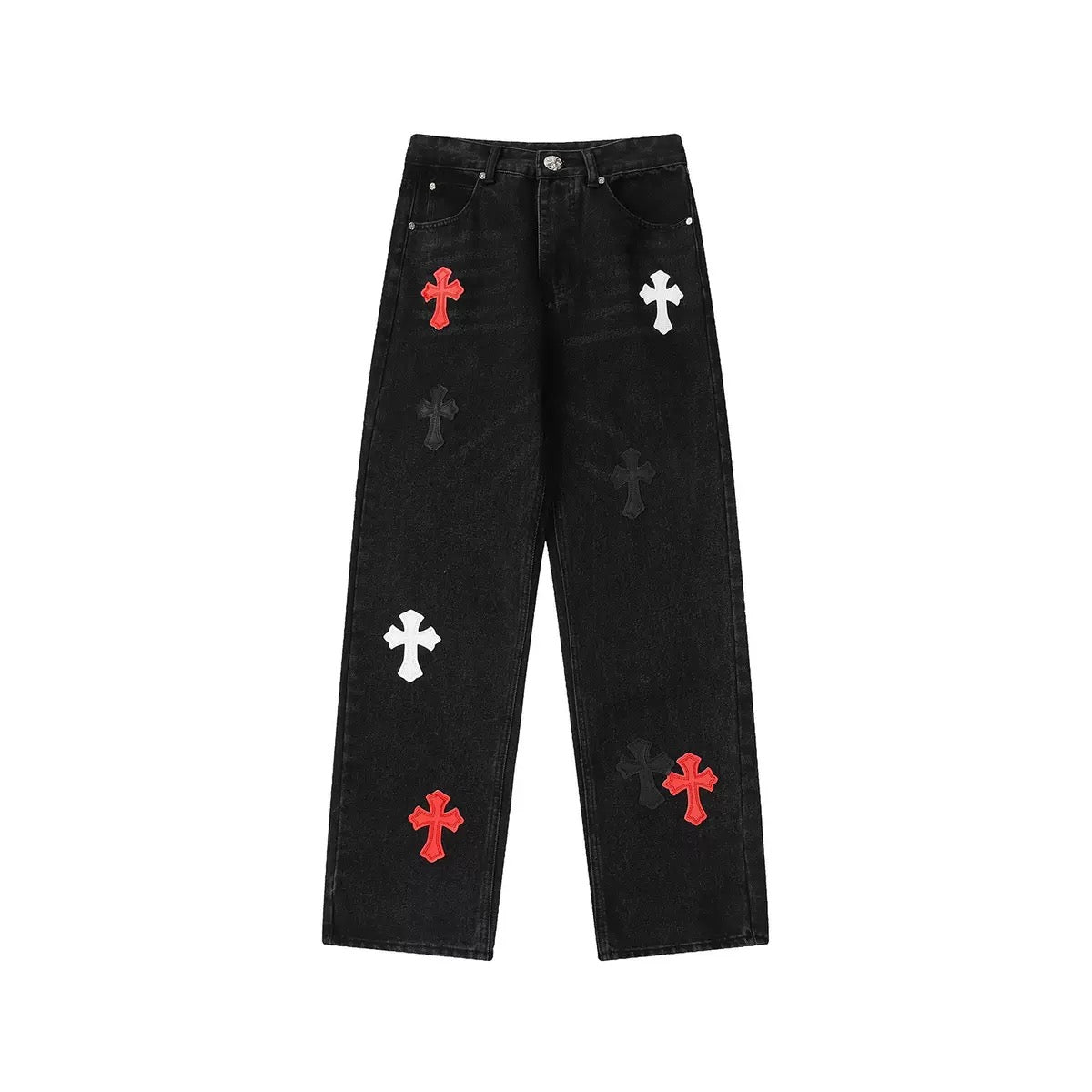 JEANS CHROME HEARTS