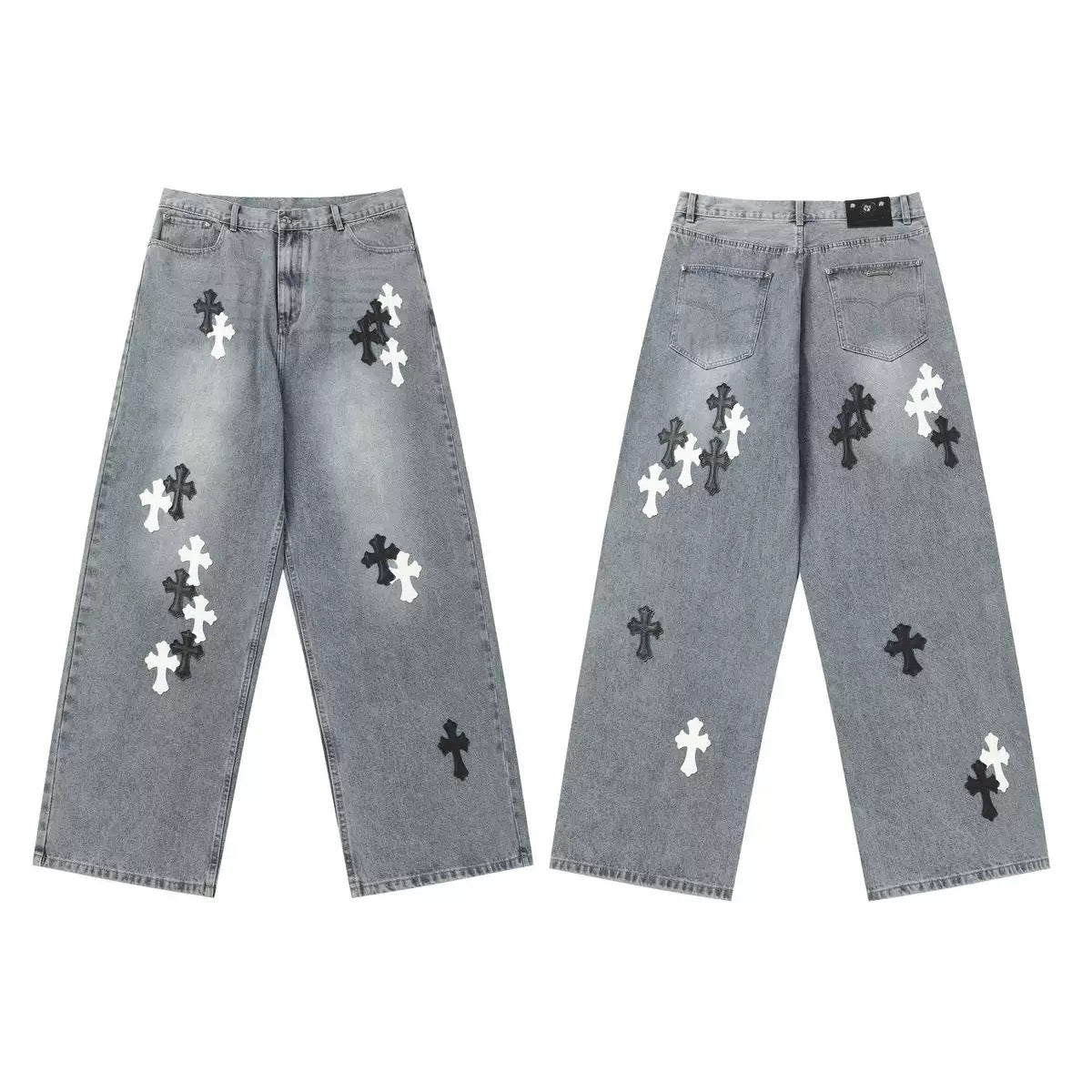 JEANS CHROME HEARTS