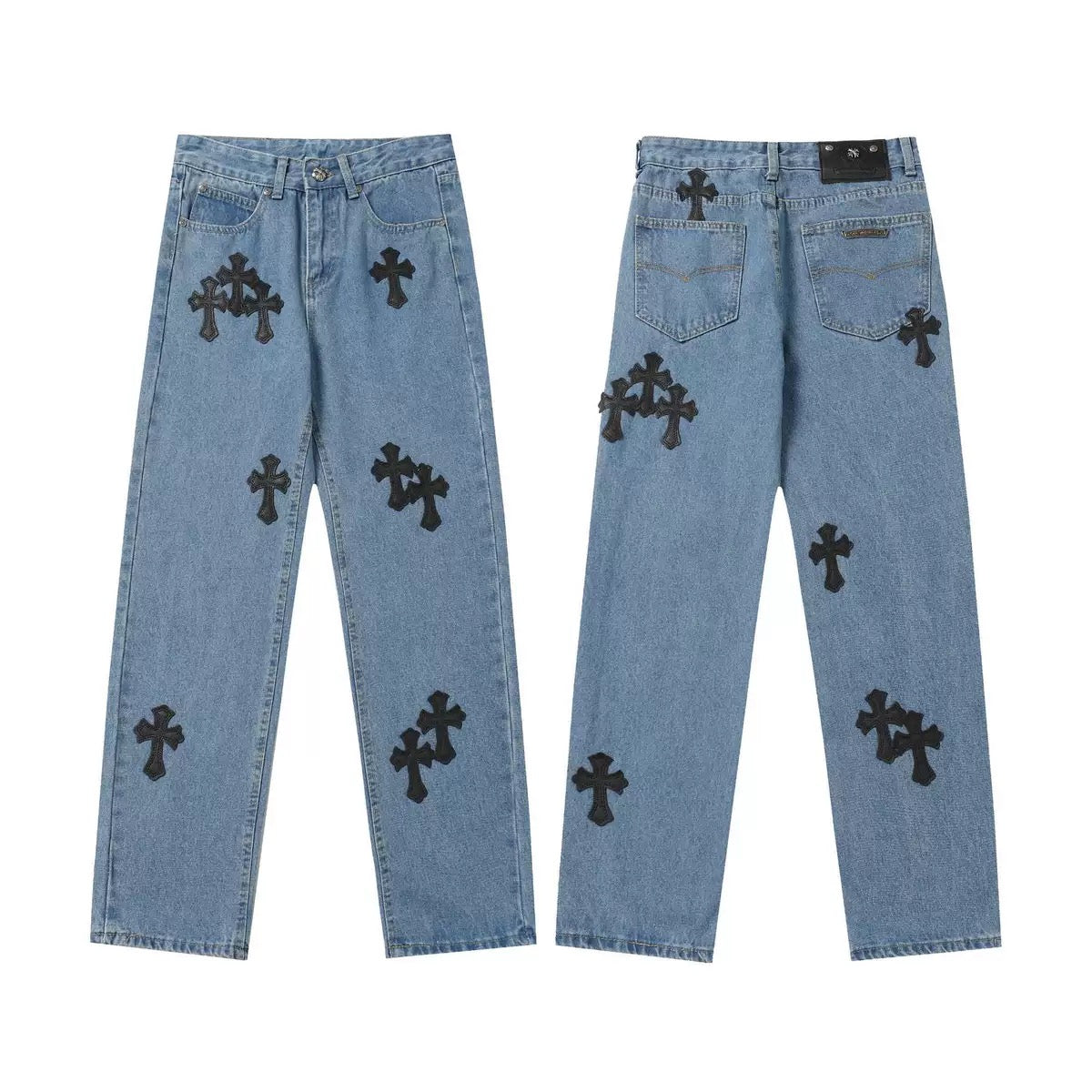JEANS CHROME HEARTS