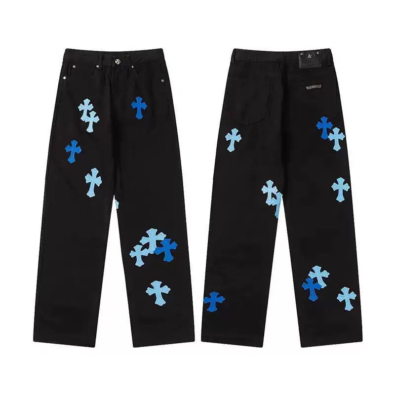 JEANS CHROME HEARTS