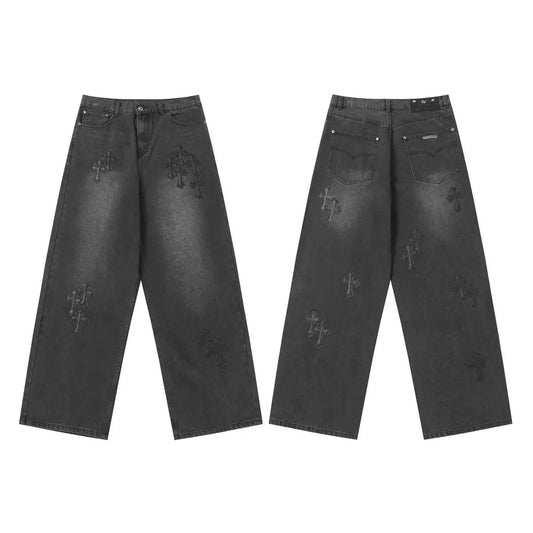 JEANS CHROME HEARTS