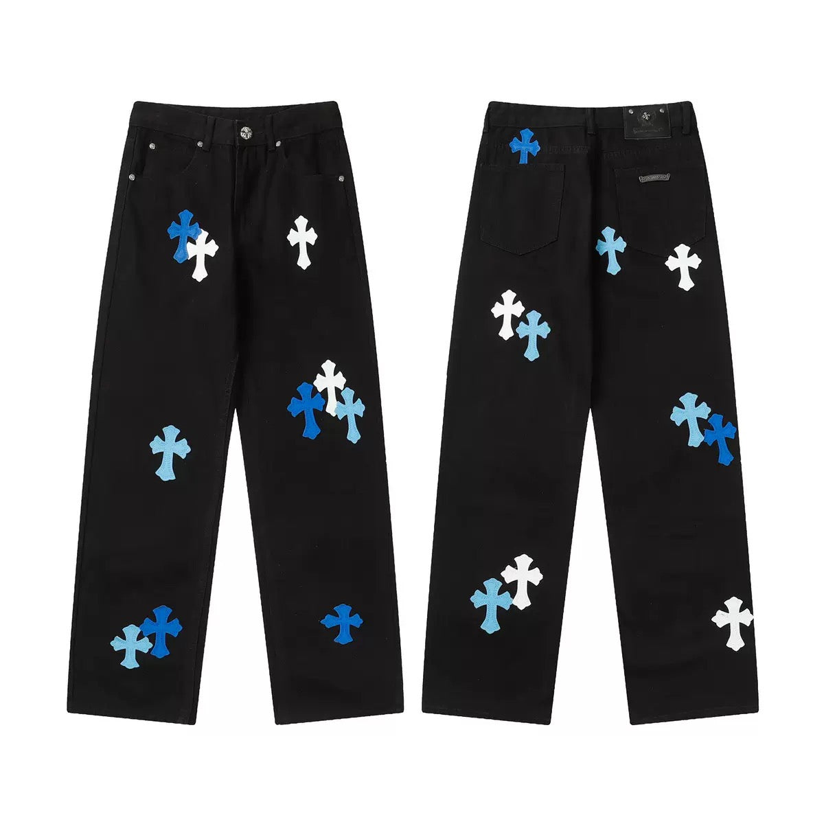 JEANS CHROME HEARTS