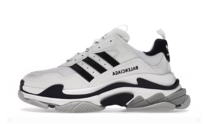 Triple S White Black