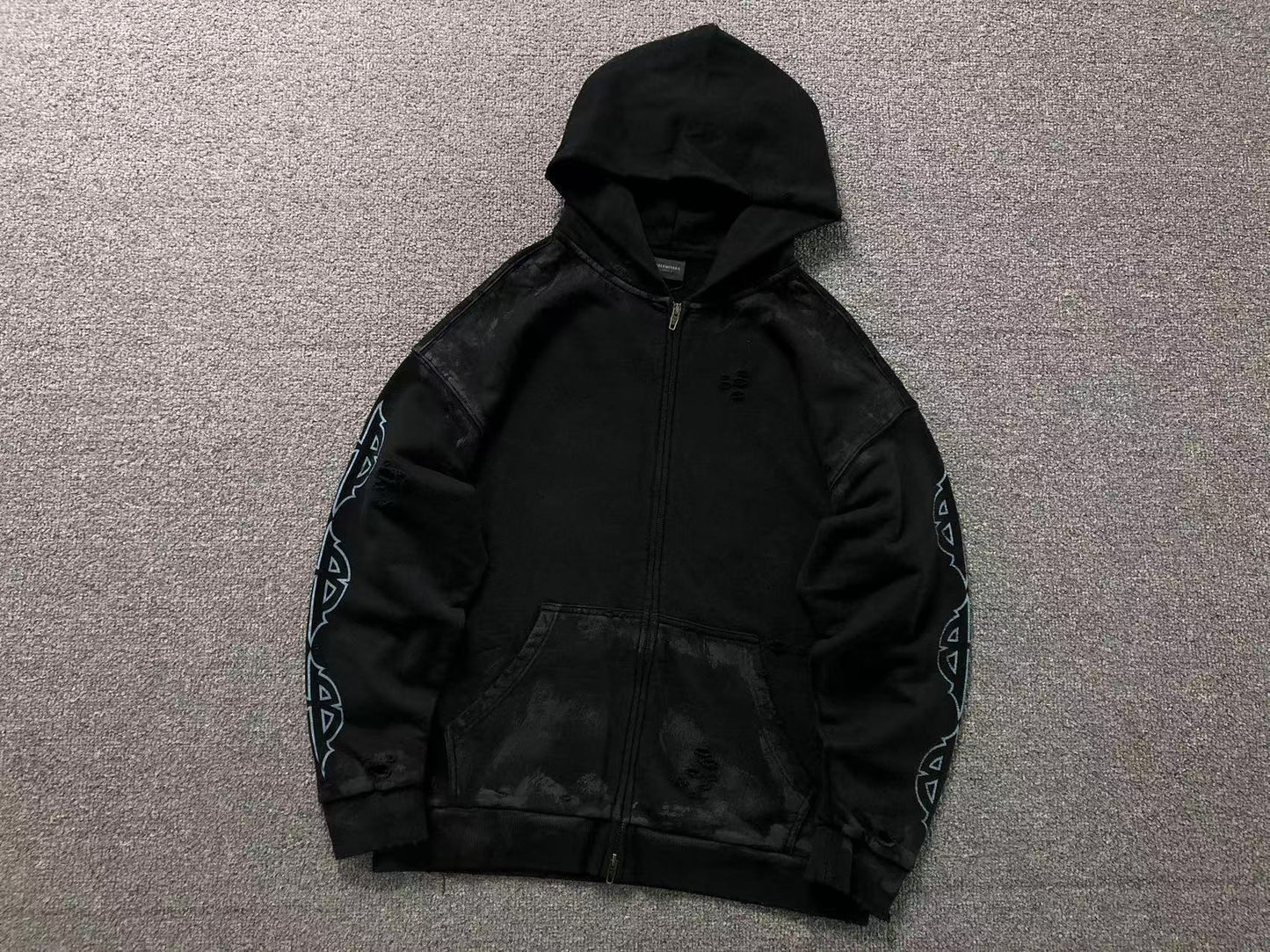 FELPA BALENCIAGA ZIP HOODIE