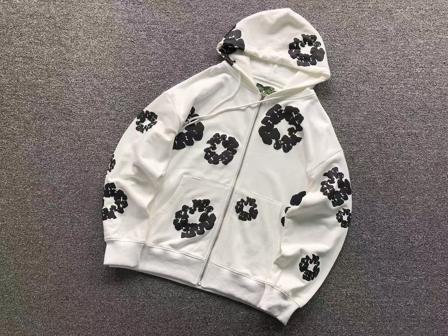TUTA ZIP DENIM TEARS