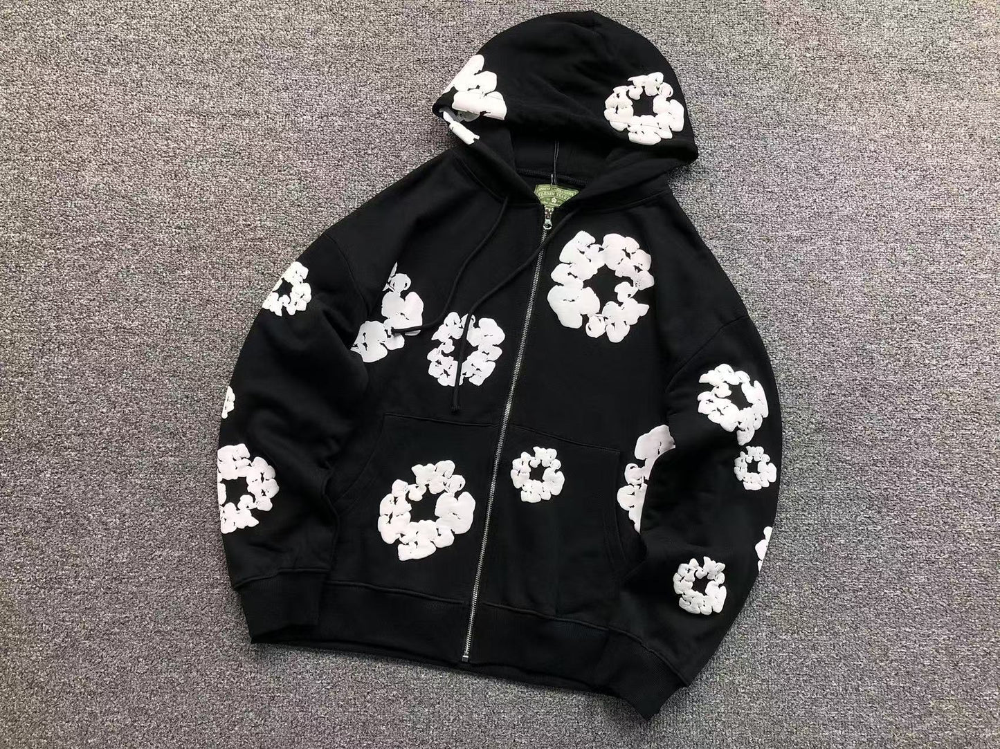 TUTA ZIP DENIM TEARS