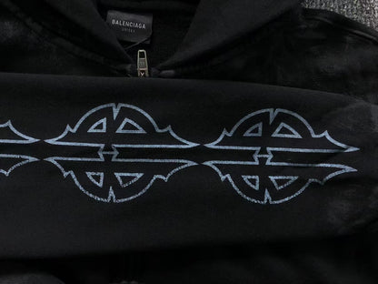 FELPA BALENCIAGA ZIP HOODIE