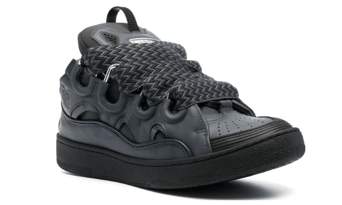 Curb Lace-up Sneakers Grey